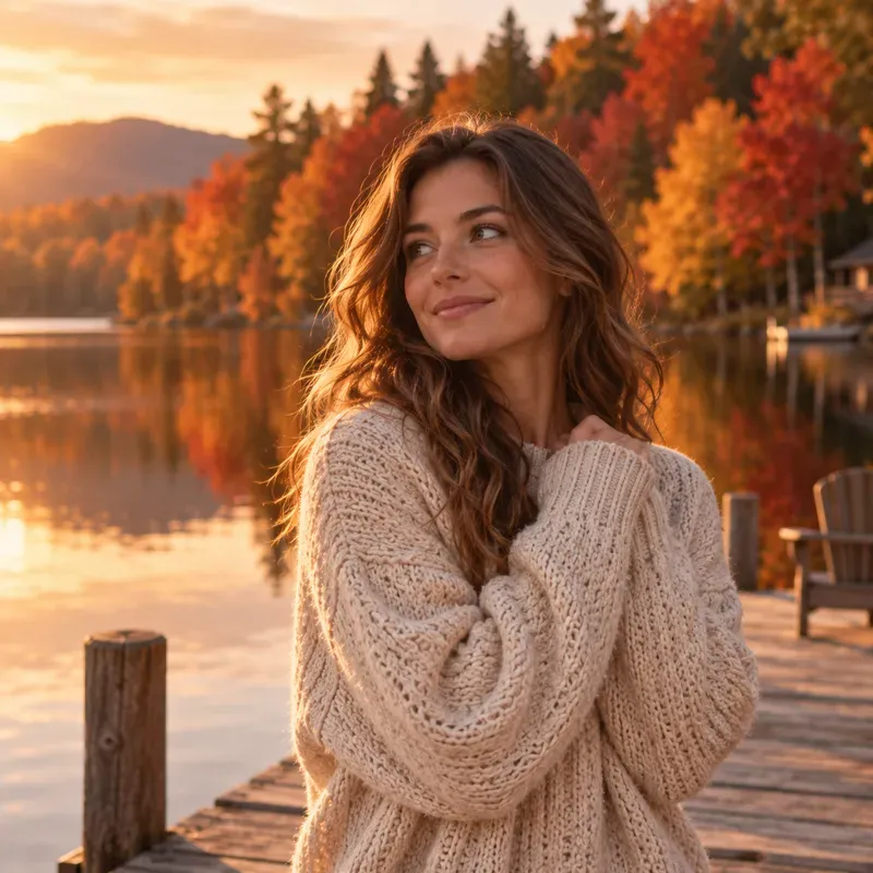 Golden Autumn Portrait Photography
