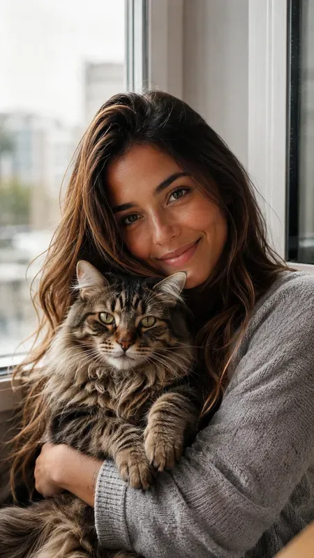 Pet Lover Girl Portraits