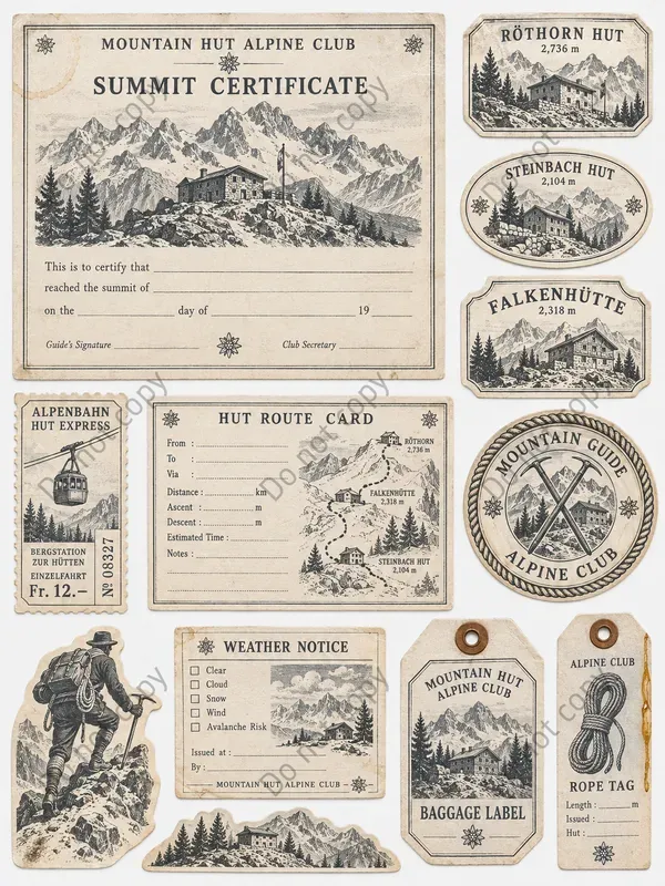 Alpine Mountaineering Ephemera