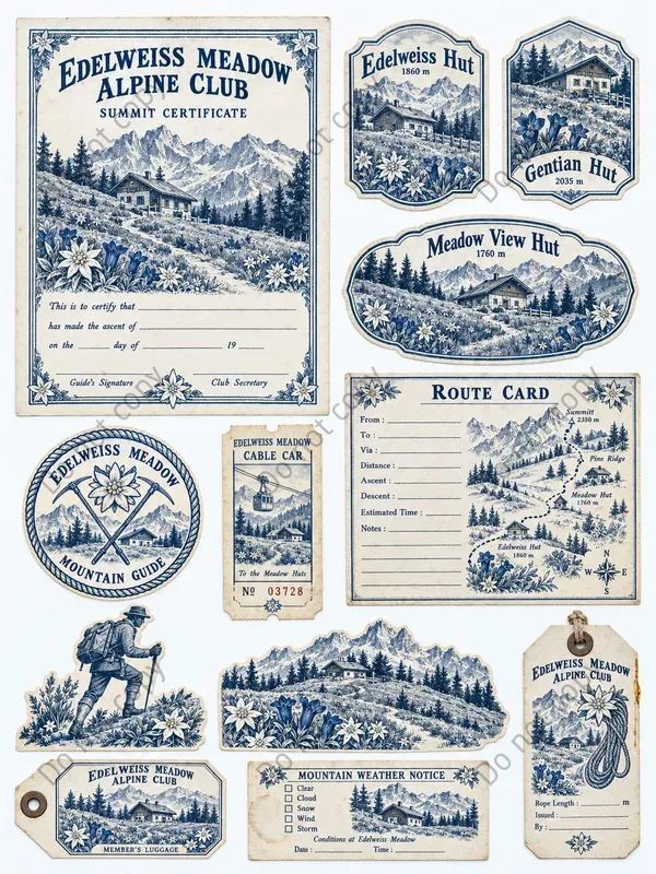 Alpine Mountaineering Ephemera