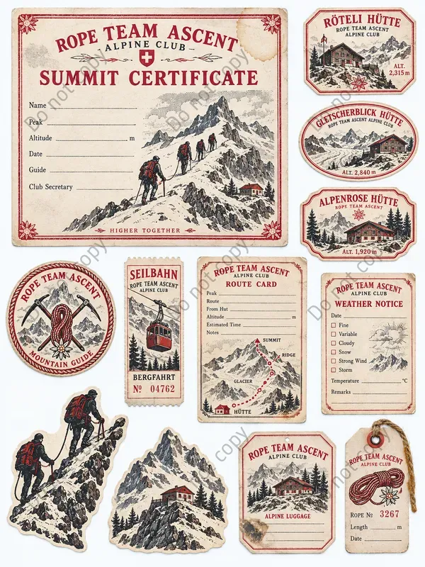 Alpine Mountaineering Ephemera