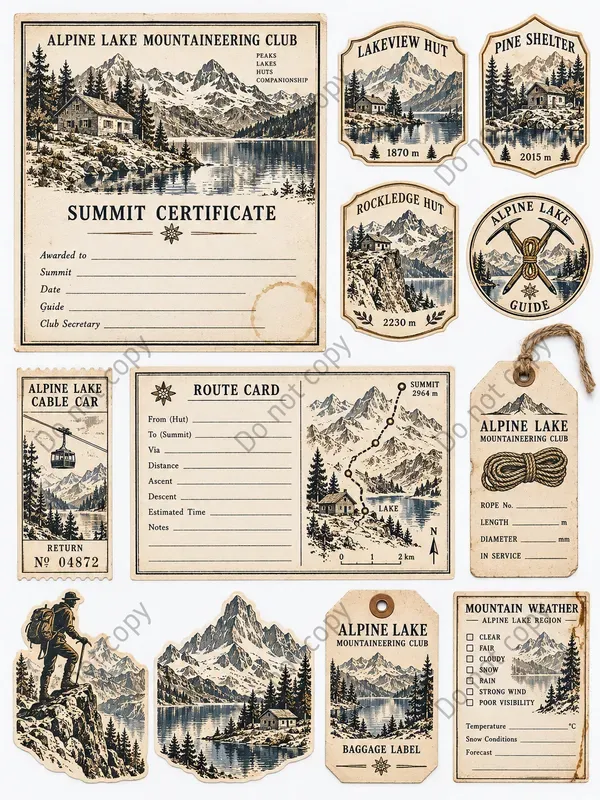 Alpine Mountaineering Ephemera