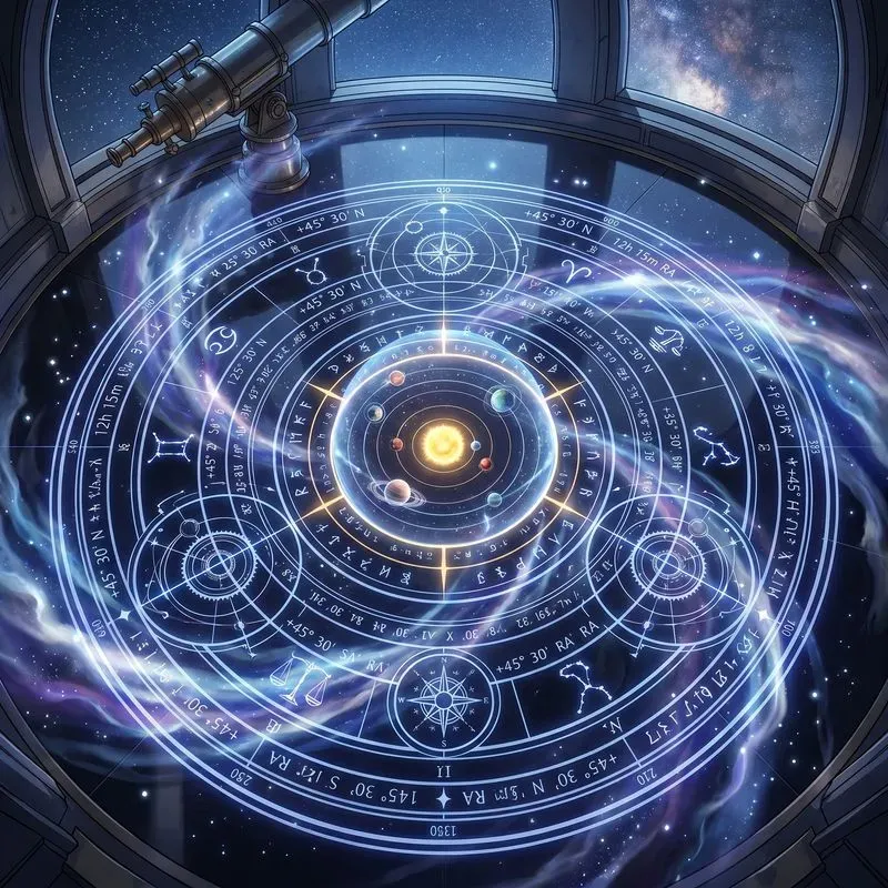 2D Anime Summoning Circle Concept Art
