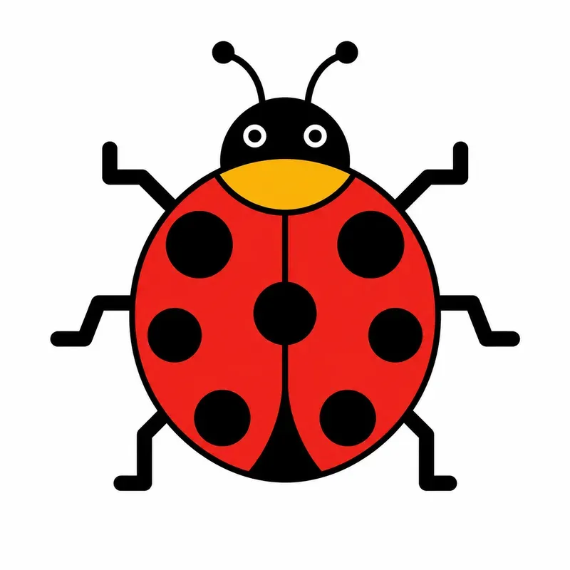 Minimal Geometric Insect Vector Icon Sets