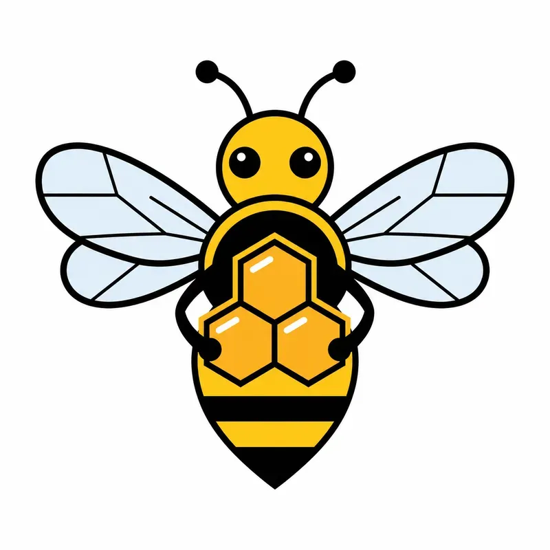 Minimal Geometric Insect Vector Icon Sets