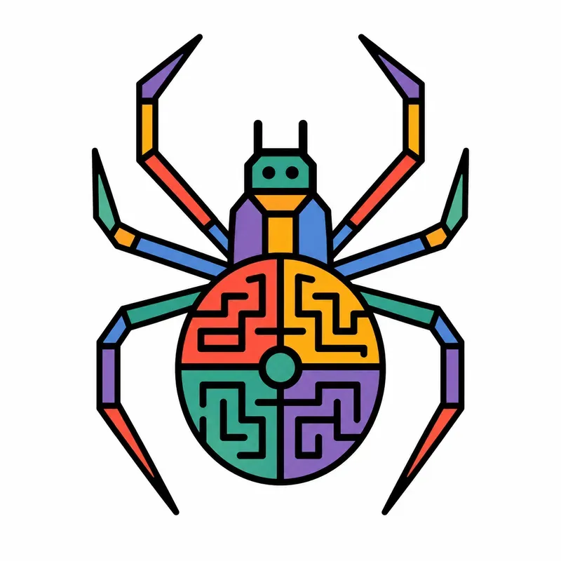 Minimal Geometric Insect Vector Icon Sets