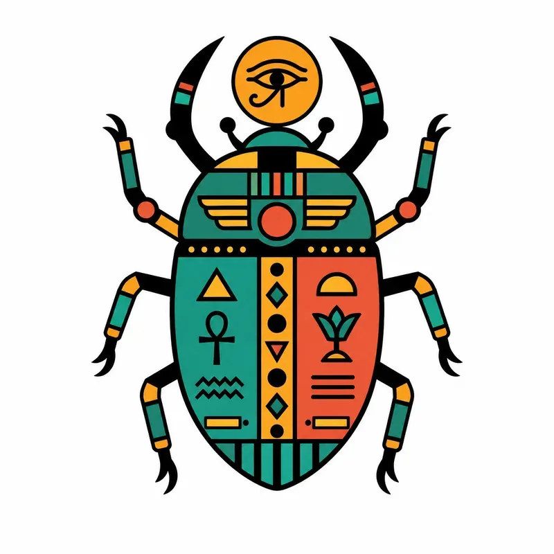 Minimal Geometric Insect Vector Icon Sets