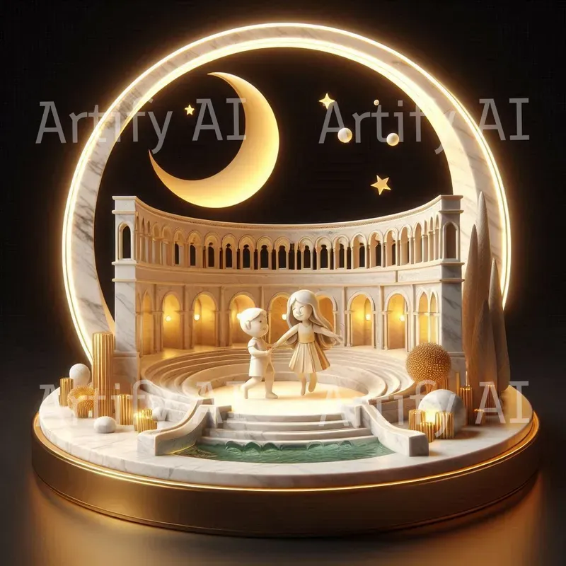 3D Landmark Dioramas For Celebrations