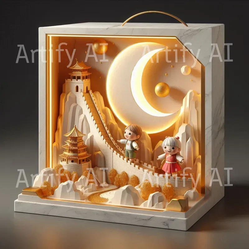 3D Landmark Dioramas For Celebrations