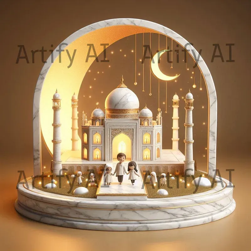 3D Landmark Dioramas For Celebrations