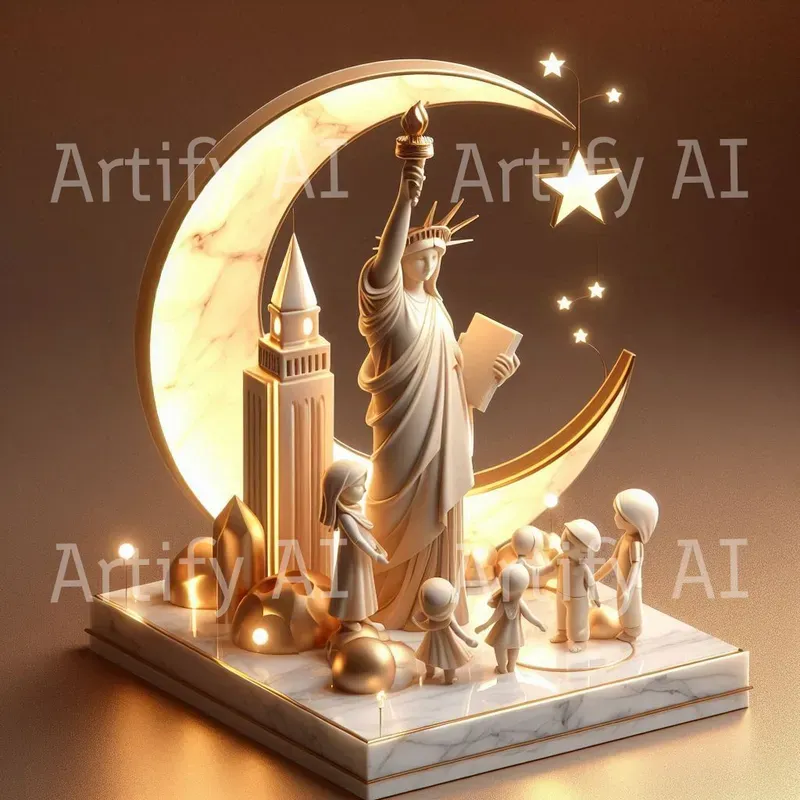 3D Landmark Dioramas For Celebrations