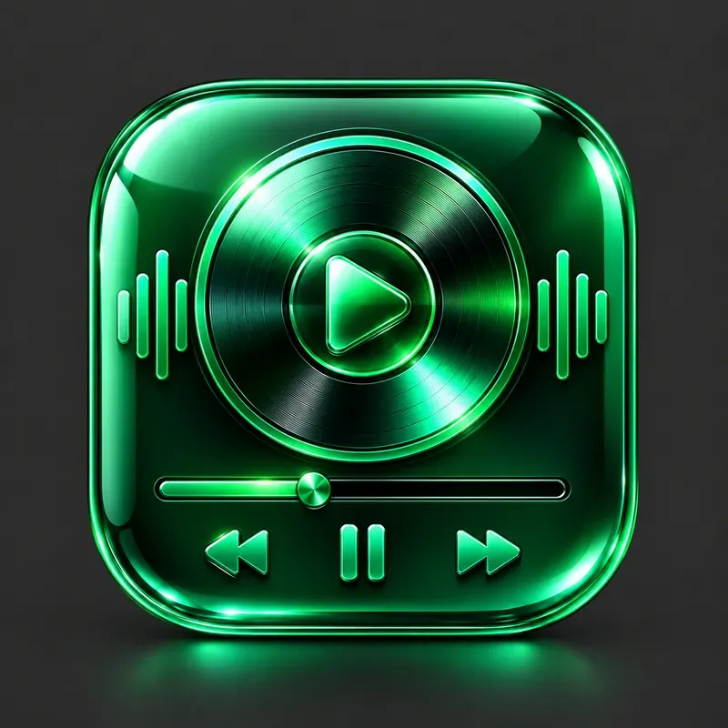 Futuristic Glossy 3D App Icon Makers