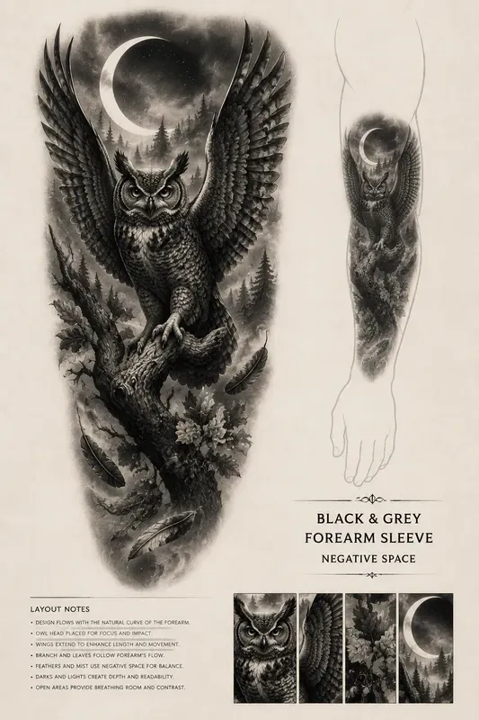 Black Grey Tattoo Flash Sheets