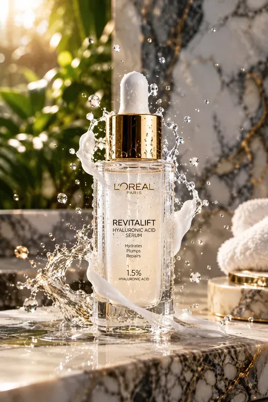 Dynamic Splash Product Photography