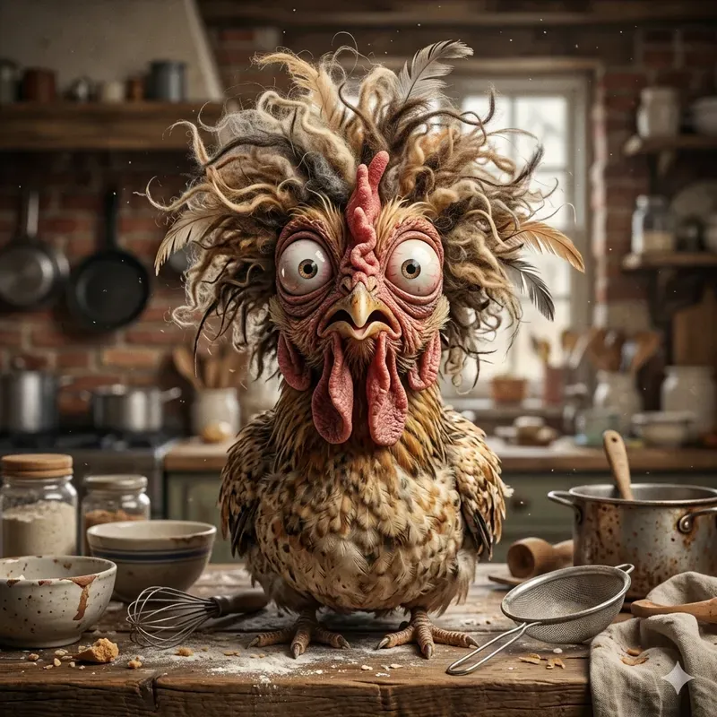 Grumpy 3D Animal Caricature Art