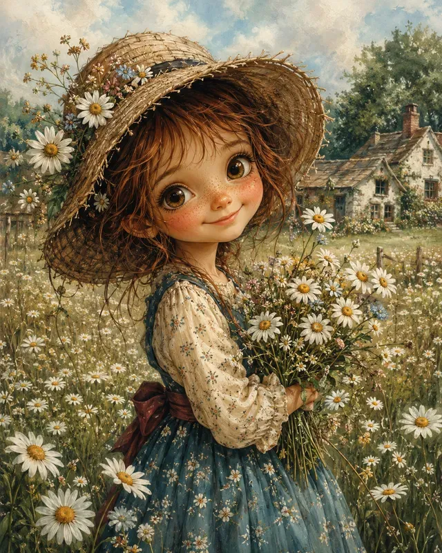 Whimsical Cottage Storybook Children