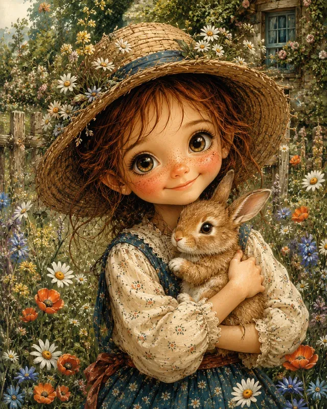 Whimsical Cottage Storybook Children
