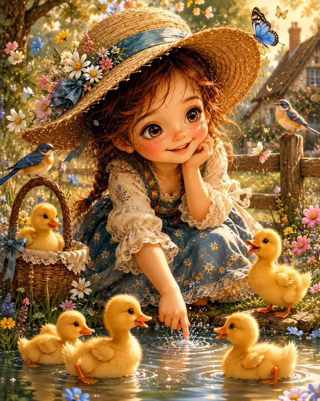 Whimsical Cottage Storybook Children
