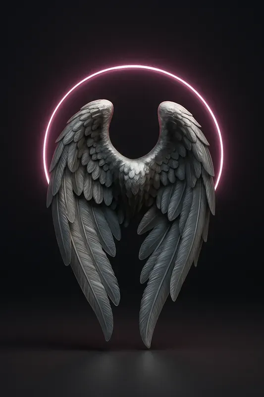 Neon Divine 3D Portraits