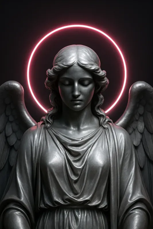 Neon Divine 3D Portraits