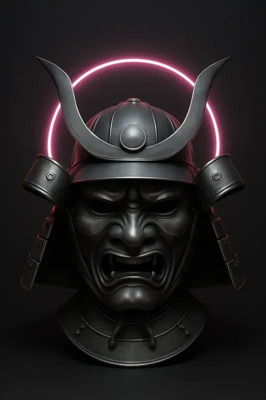 Neon Divine 3D Portraits