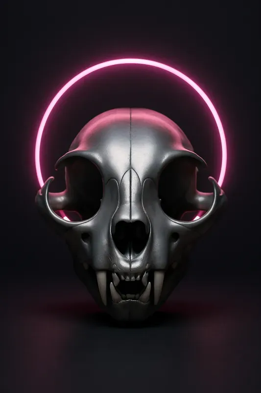 Neon Divine 3D Portraits