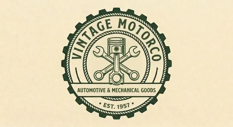 Minimalist 2D Retro Vintage Logo Designs
