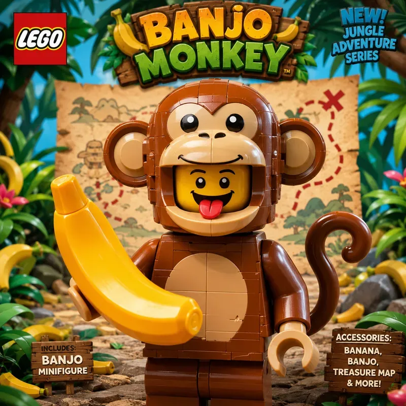 Lego Animal Poster Portraits