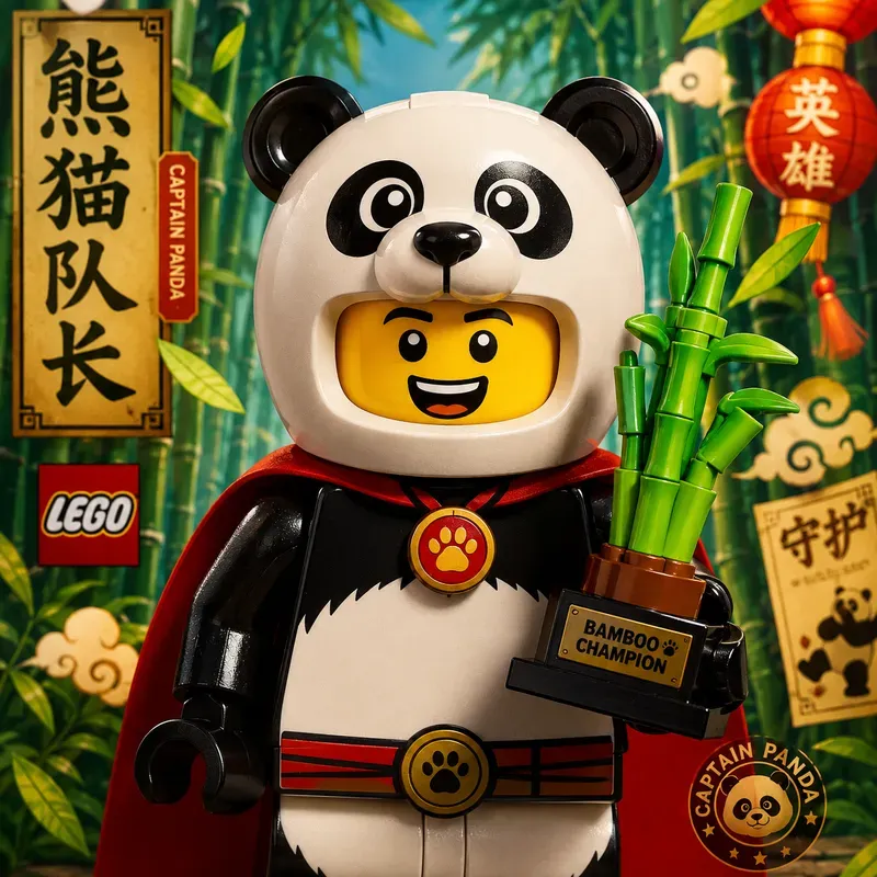 Lego Animal Poster Portraits
