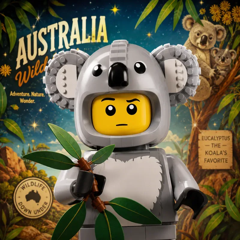 Lego Animal Poster Portraits