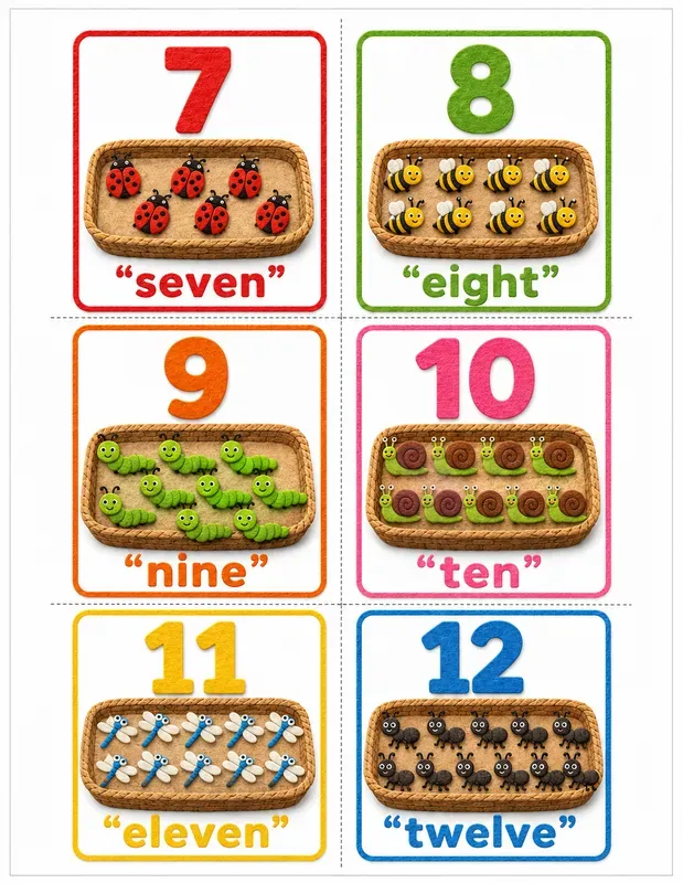 Preschool Counting Cards Generator