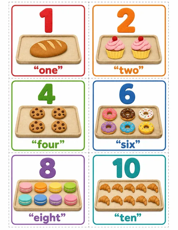 Preschool Counting Cards Generator