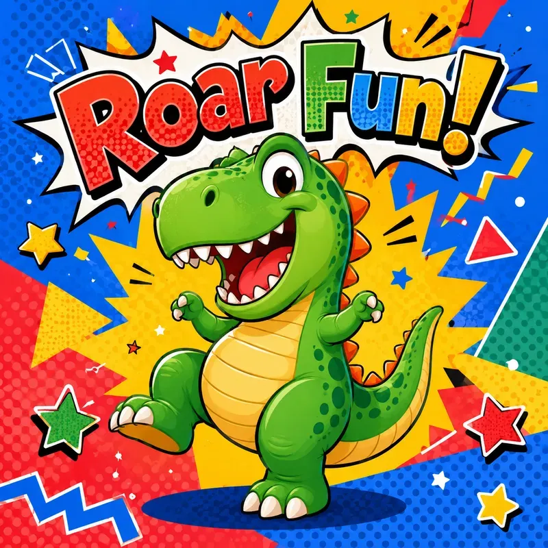 Playful Cartoon Burst Characters Designs