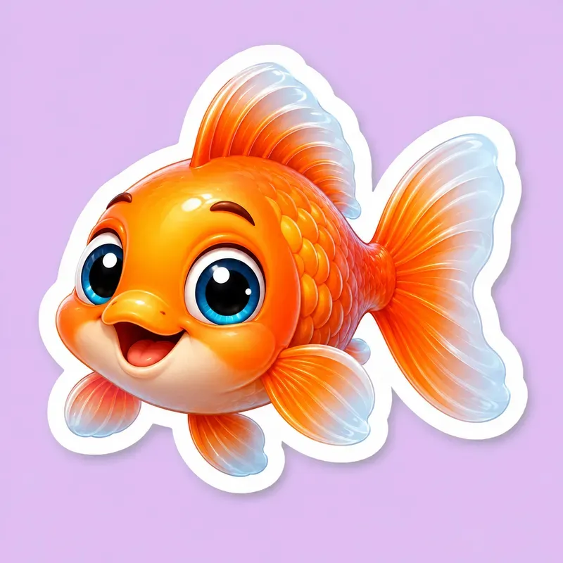 3D Cute Chibi Animal Stickers Generator