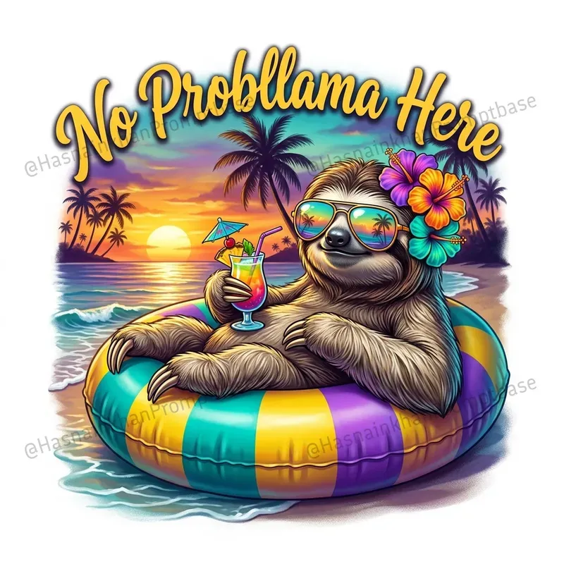 Funny Animal Beach Vacation T Shirts