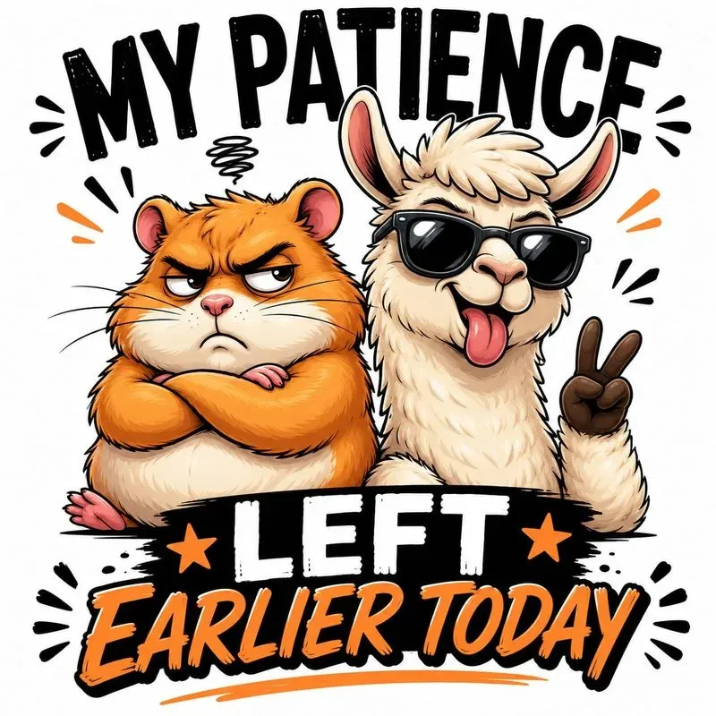 Funny Animal Duo Quote Tshirt Generator