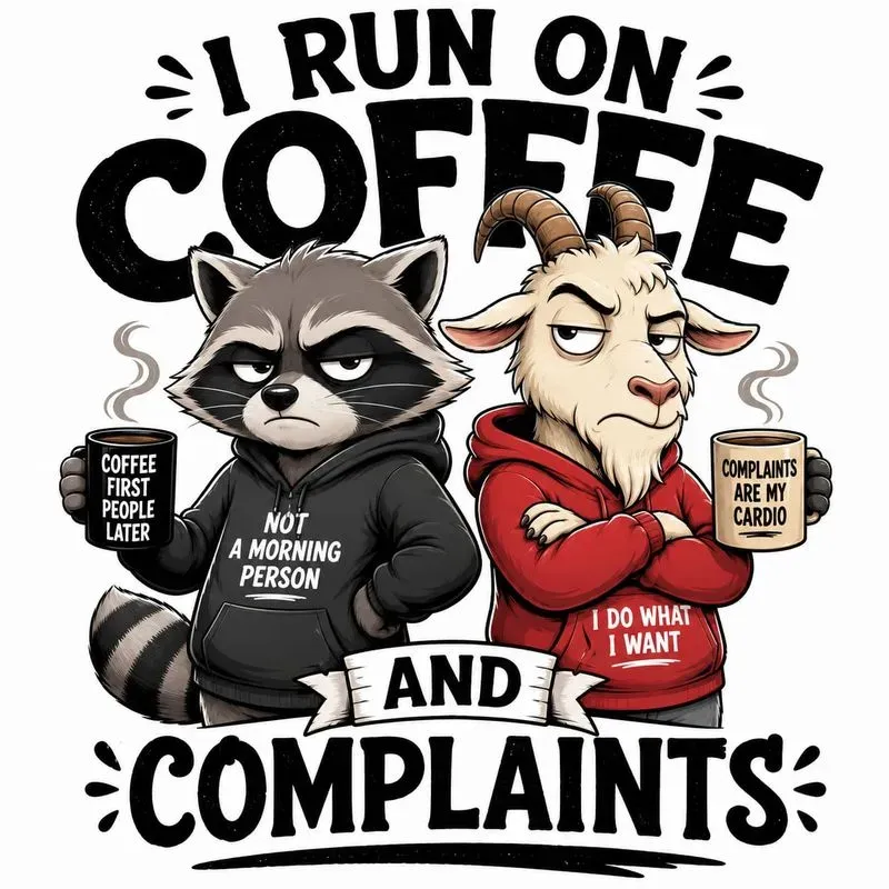 Funny Animal Duo Quote Tshirt Generator