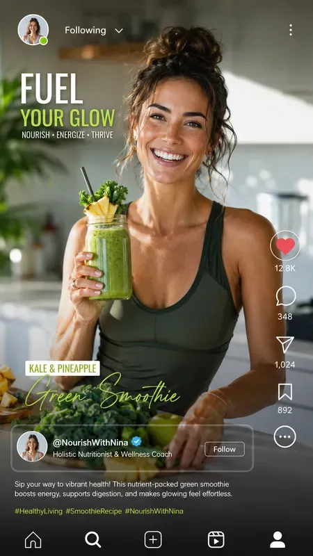 Vibrant Wellness Creator Branding Avatars