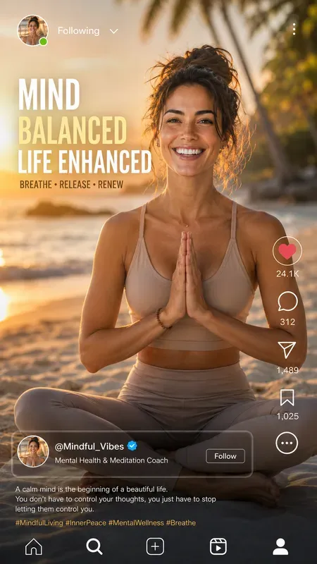 Vibrant Wellness Creator Branding Avatars
