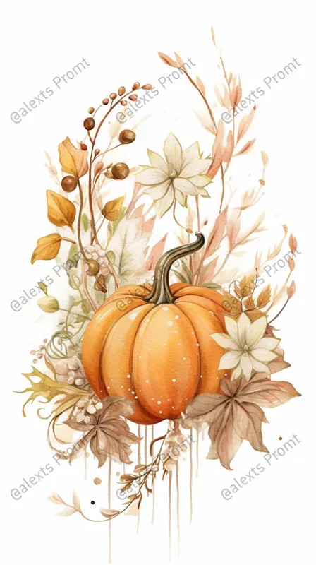 Whimsical Watercolor Postcard Art