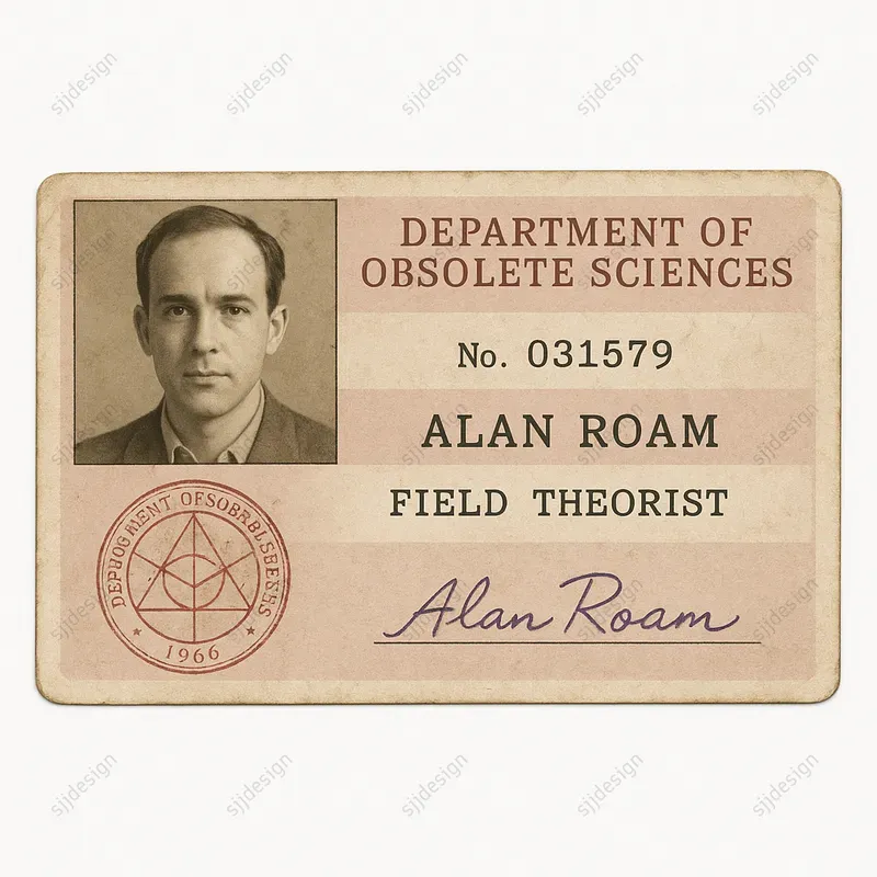 Vintage Bureau Id Card Style