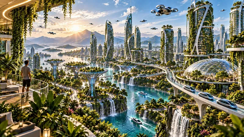 Futuristic Ecocity Generator