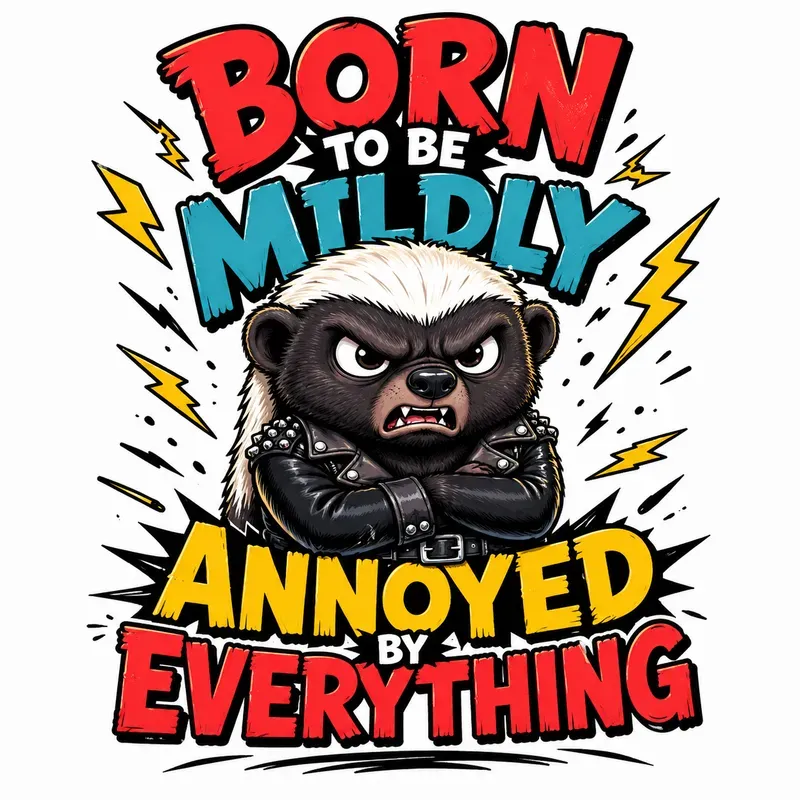 Humorous Cartoon Tee Generator