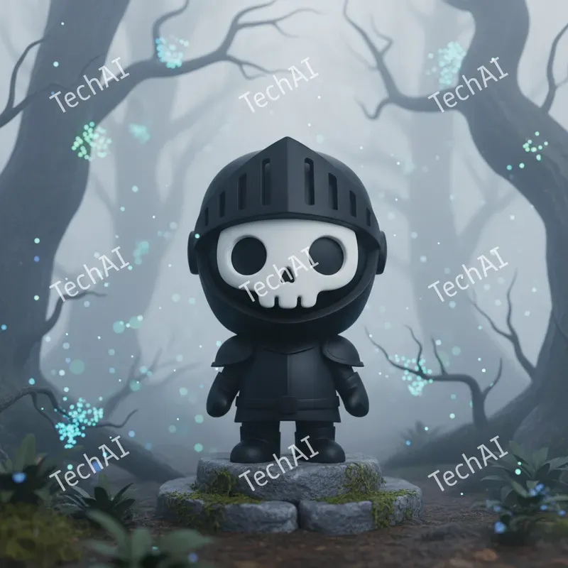 Minimalist Matte Vinyl Toy Art