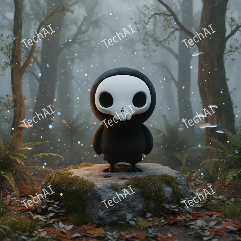 Minimalist Matte Vinyl Toy Art