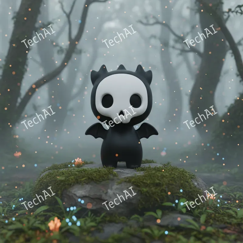 Minimalist Matte Vinyl Toy Art