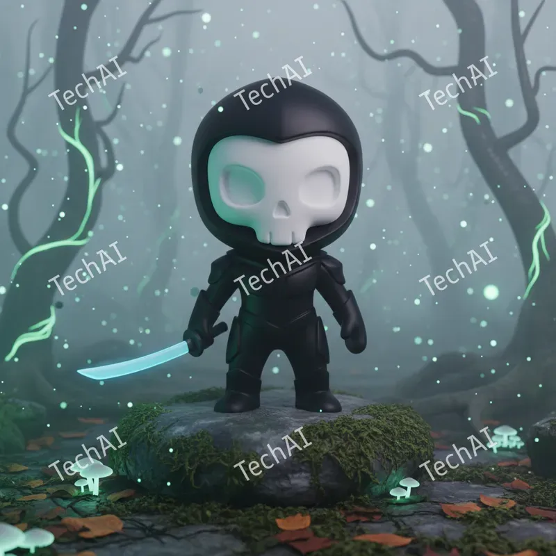 Minimalist Matte Vinyl Toy Art