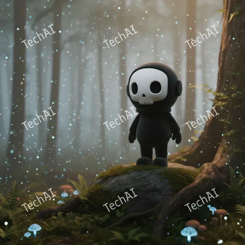 Minimalist Matte Vinyl Toy Art