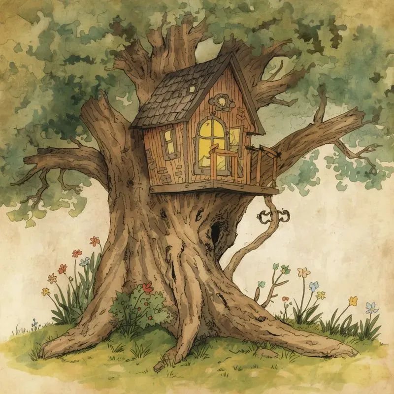 Vintage Storybook Art