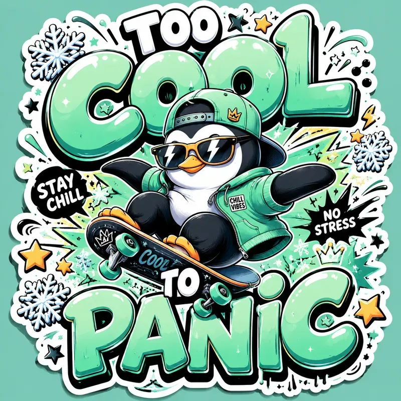Cute Cartoon Quote Stickers